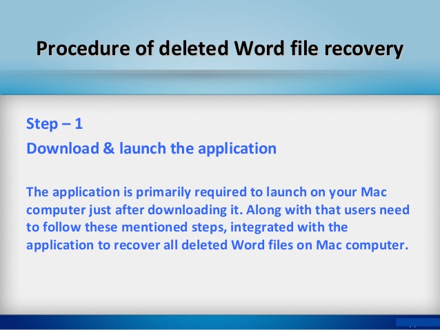 Mac stored microsoft recovered documents online